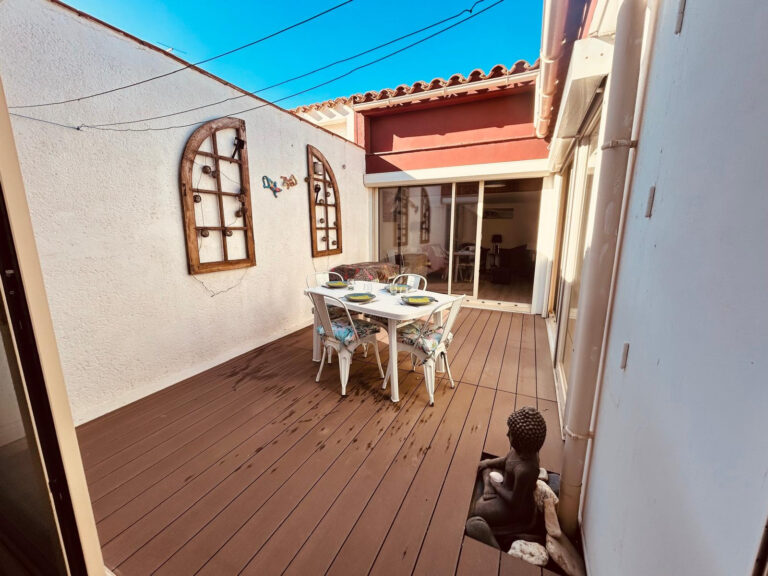 Le Barcarès Location de vacances Grande Plage Jolie maison Sirène avec mezzanine !